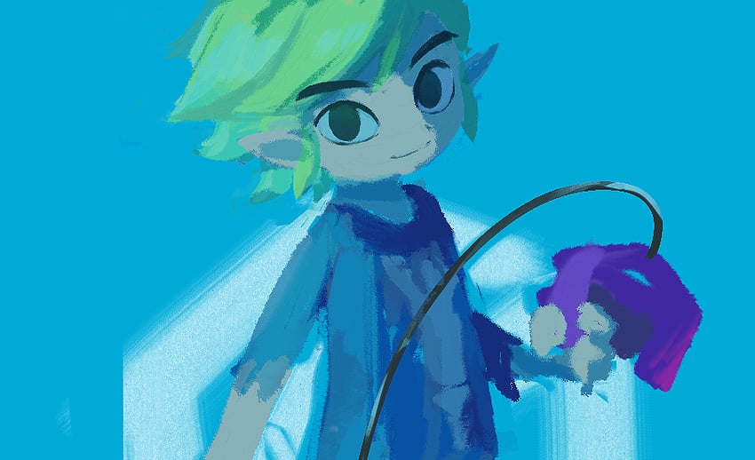 link and toon link (the legend of zelda and 1 more) drawn by ktmr_mgmg