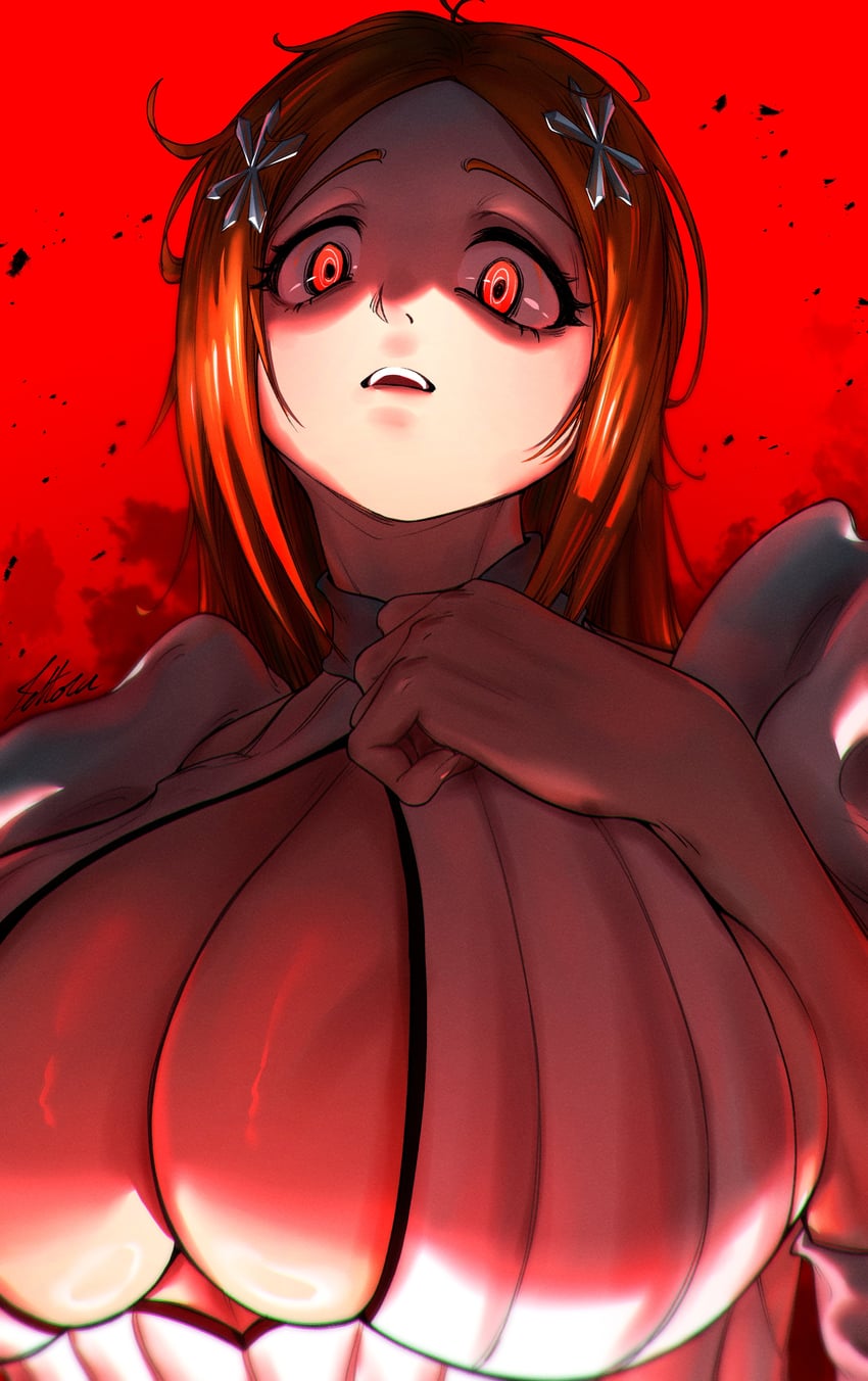 inoue orihime (bleach and 1 more) drawn by tettora