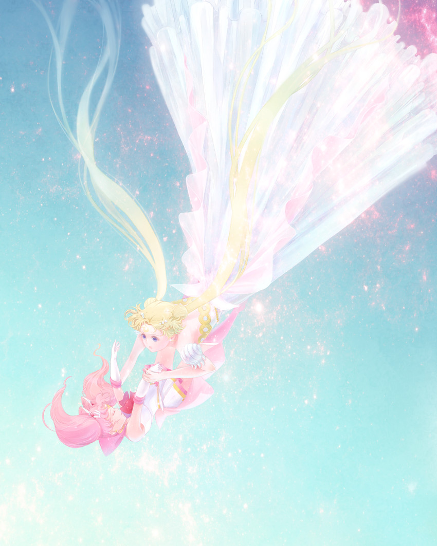 tsukino usagi, chibi usa, sailor chibi moon, princess serenity, and super sailor chibi moon (bishoujo senshi sailor moon and 1 more) drawn by 30