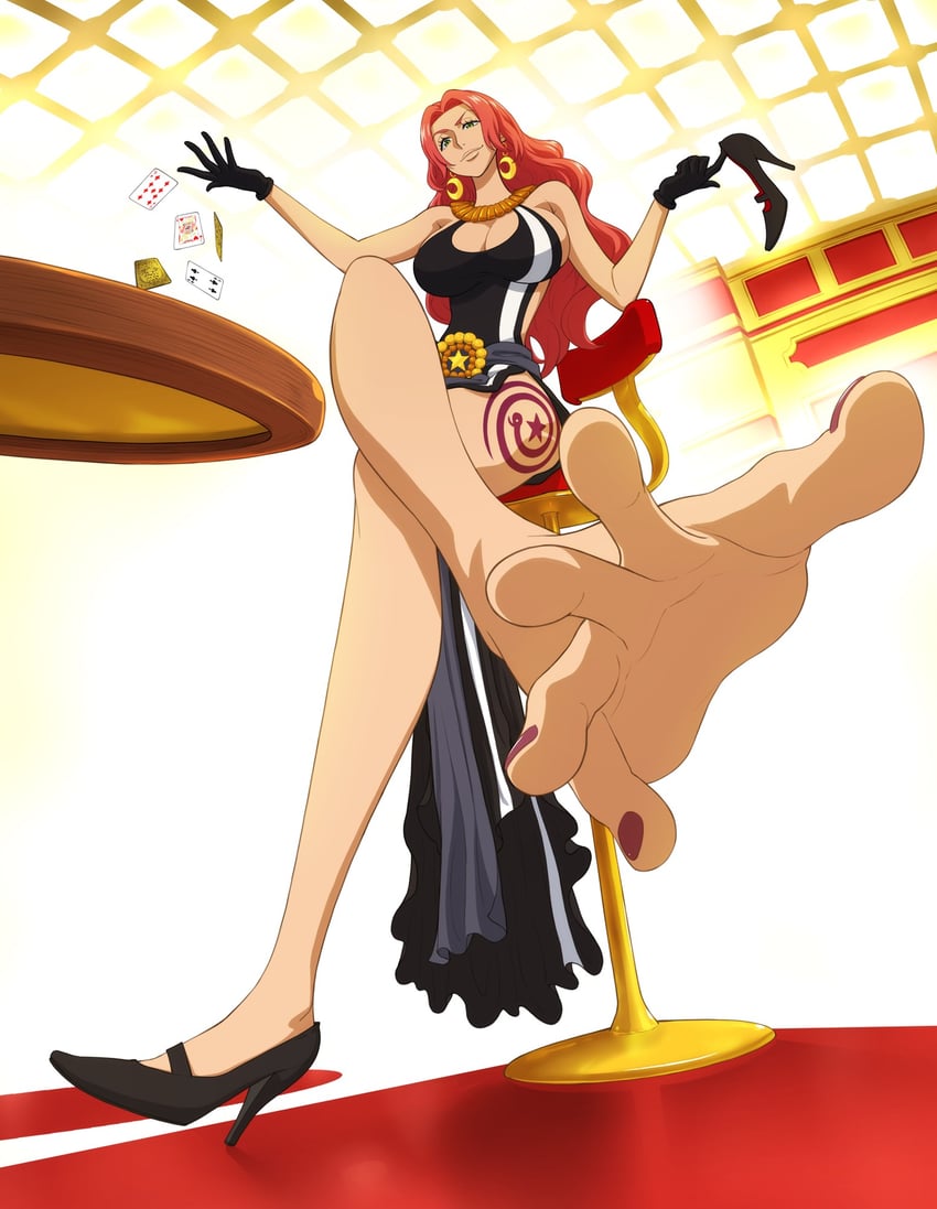 baccarat (one piece and 1 more) drawn by warabi_yuuzou