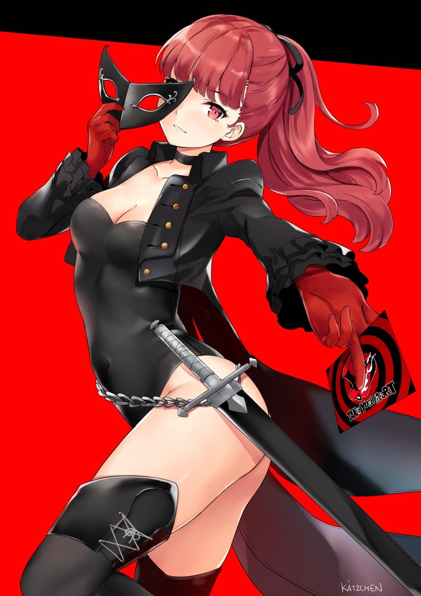 yoshizawa kasumi and violet (persona and 2 more) drawn by kaetzchen