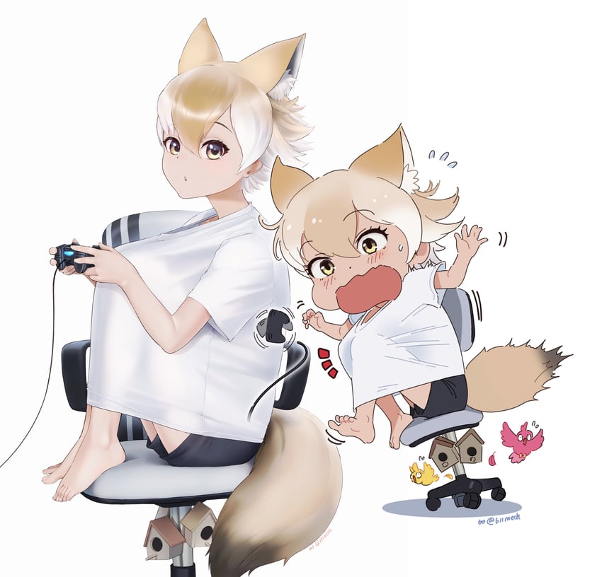 coyote (kemono friends and 1 more) drawn by beleven