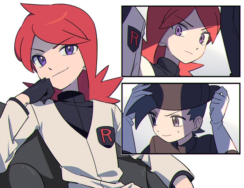 ethan and silver (pokemon and 1 more) drawn by chueog