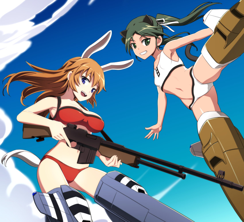 charlotte e. yeager and francesca lucchini (world witches series and 1 more) drawn by nanashino