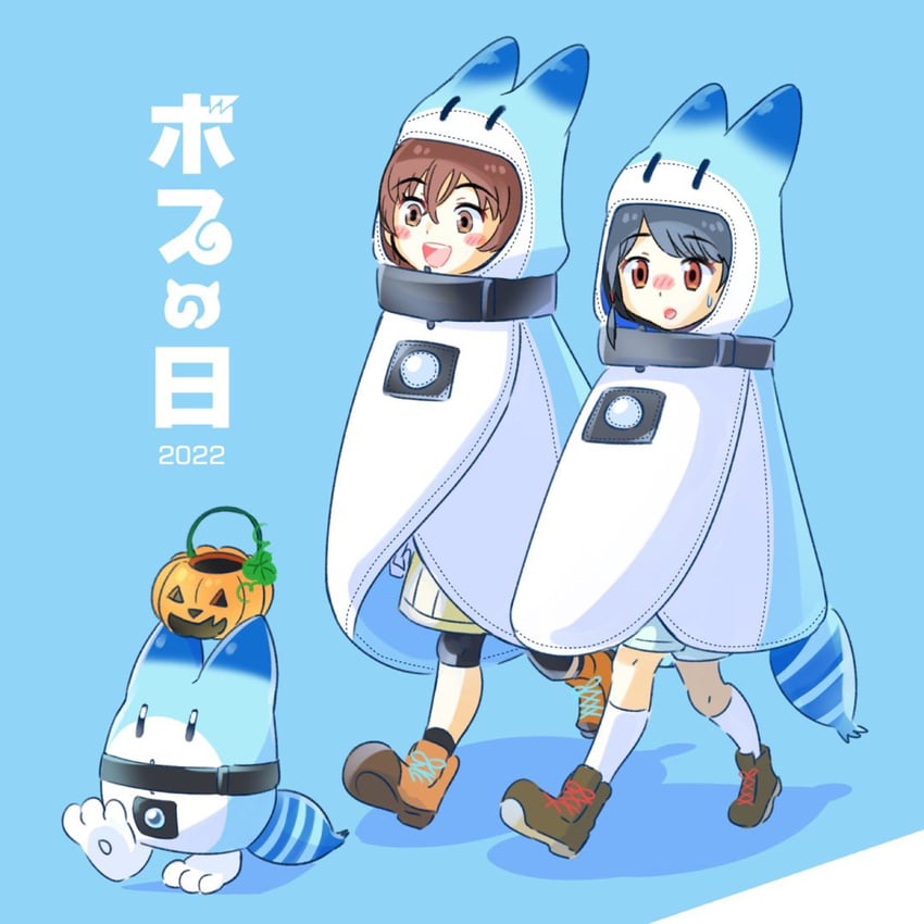 lucky beast and captain (kemono friends and 1 more) drawn by chiffon