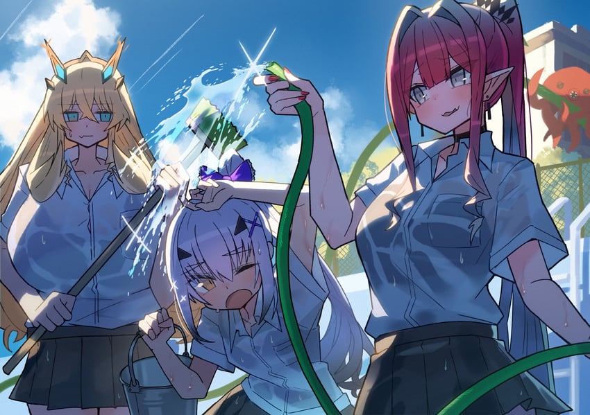 baobhan sith, melusine, and barghest (fate and 1 more) drawn by katsu_(katsupainter)