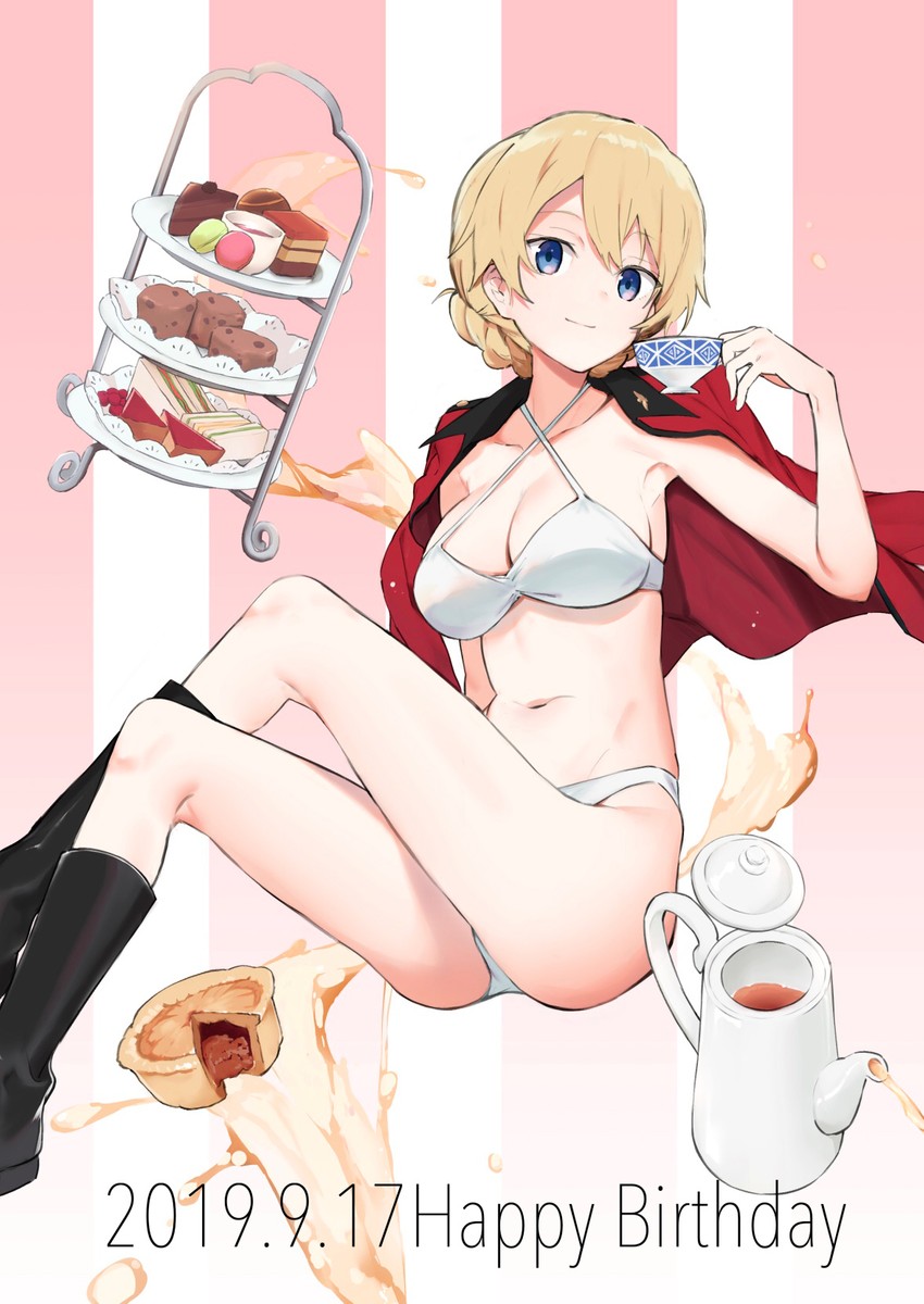 darjeeling (girls und panzer and 1 more) drawn by muteki_soda