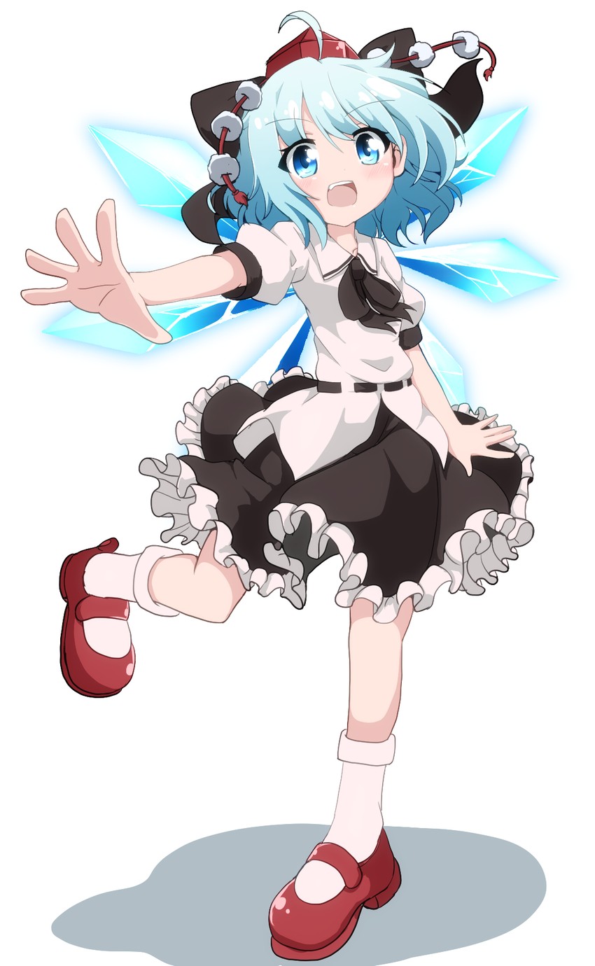 cirno and shameimaru aya (touhou) drawn by do_(4-rt)