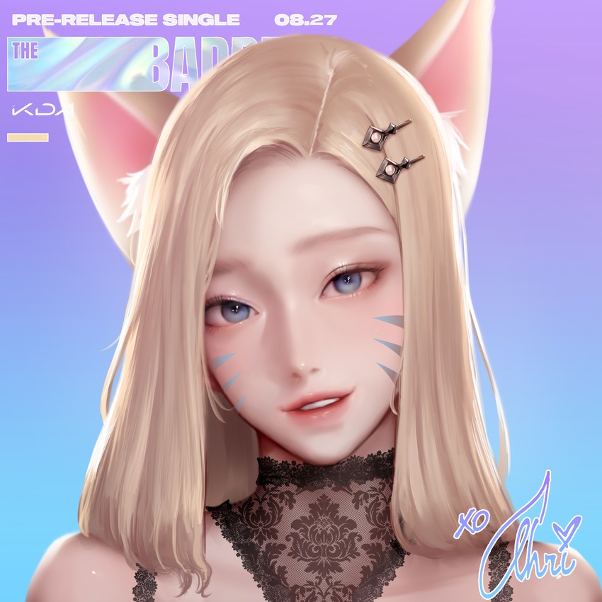ahri, k/da all out ahri, and the baddest ahri (league of legends) drawn by kidmo