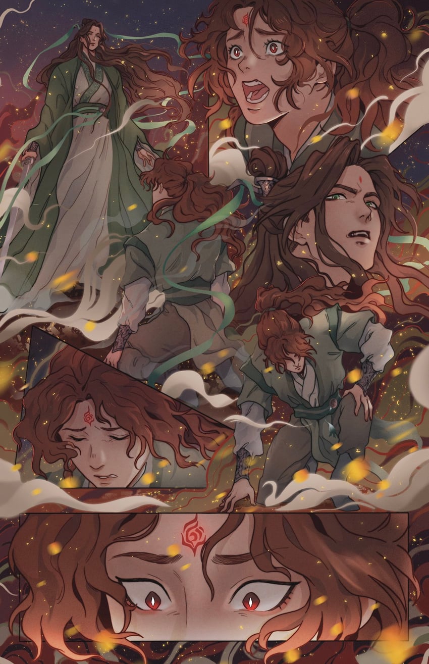 luo binghe and shen qingqiu (renzha fanpai zijiu xitong) drawn by djuney9