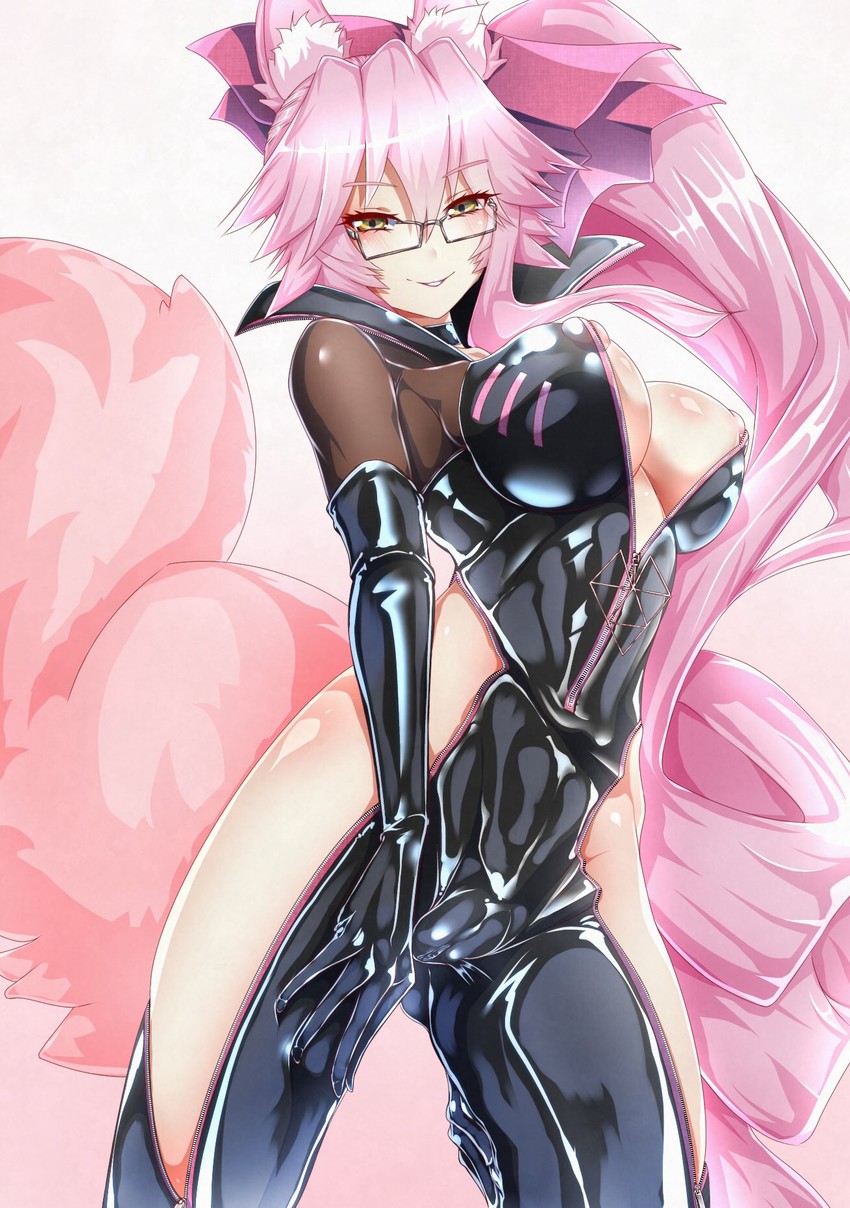 tamamo and koyanskaya (fate and 1 more) drawn by mrtakenoko