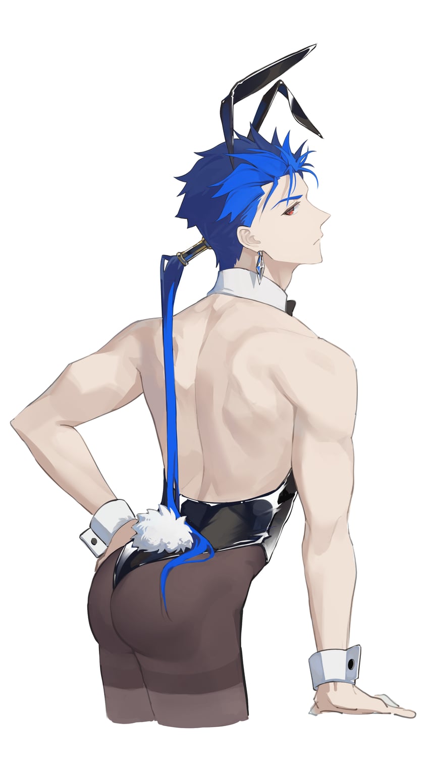 cu chulainn (fate and 1 more) drawn by muling_0v0