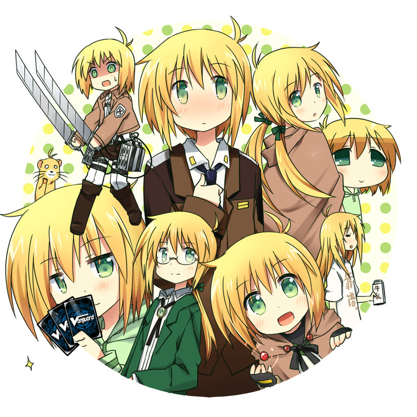 raising heart and yuuno scrya (lyrical nanoha and 4 more) drawn by shenbei_xiaoqiu