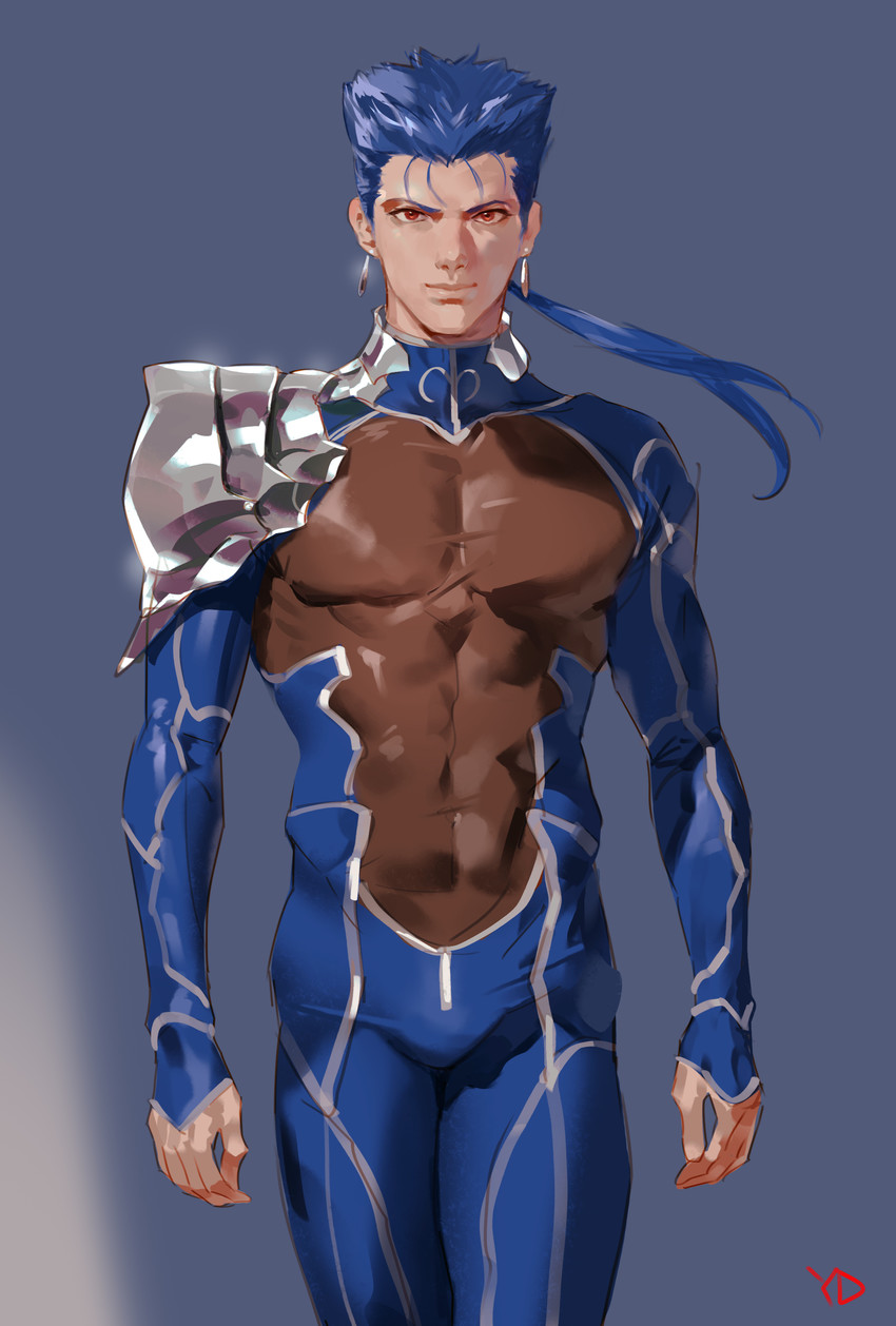 cu chulainn (fate and 1 more) drawn by yd_(orange_maru)