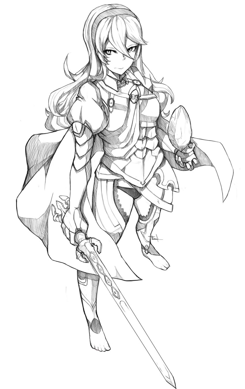 female corrin (fire emblem and 2 more) drawn by fatuus