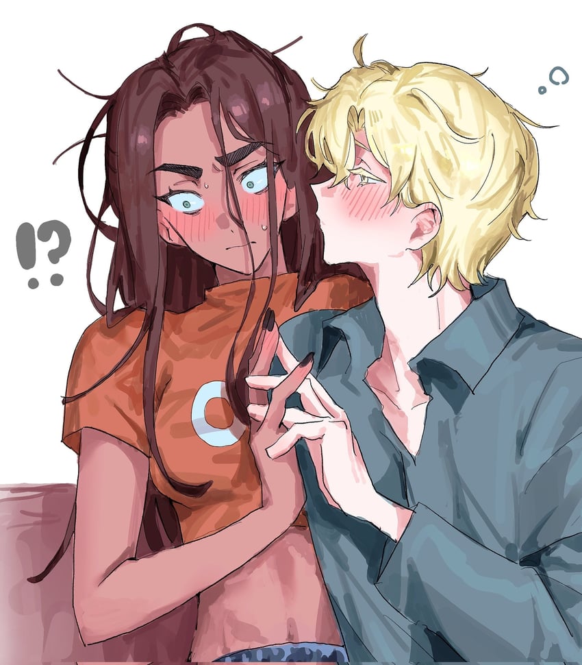 luka and hyuna (alien stage) drawn by x_x_(batttsu_404)