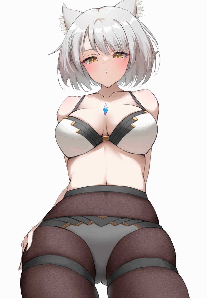 mio (xenoblade chronicles and 1 more) drawn by okazu2010015