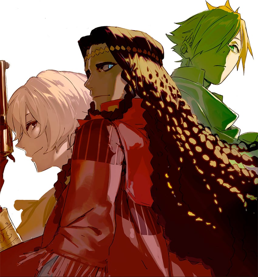 robin hood, billy the kid, and geronimo (fate and 1 more) drawn by pako_(pakosun)