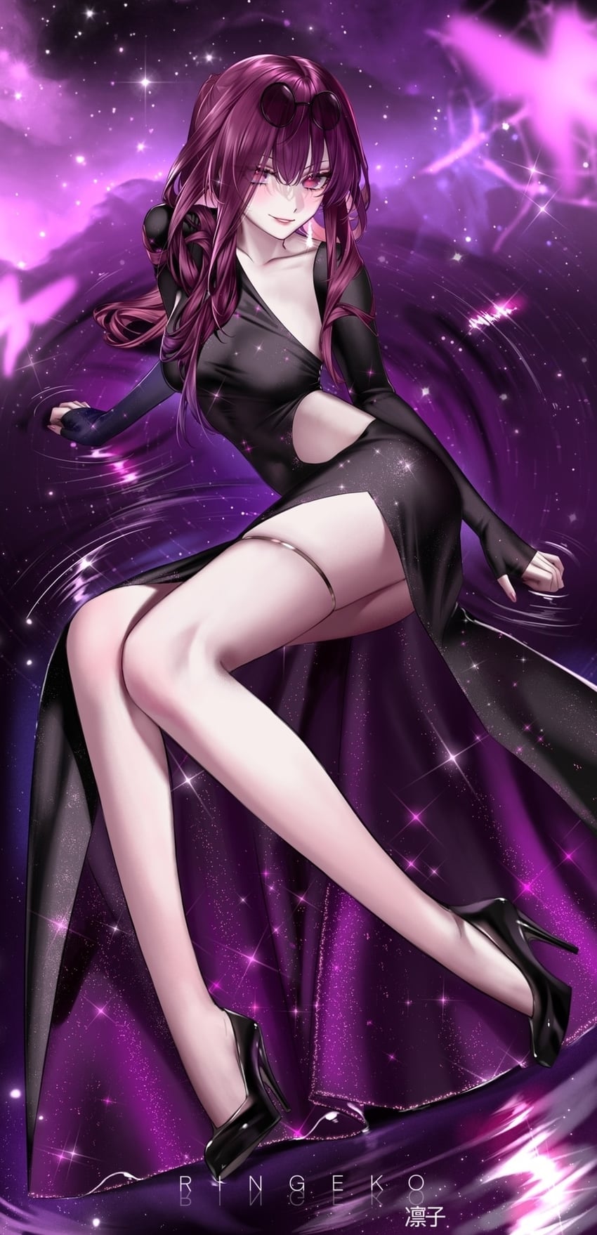 kafka (honkai and 1 more) drawn by ringeko-chan