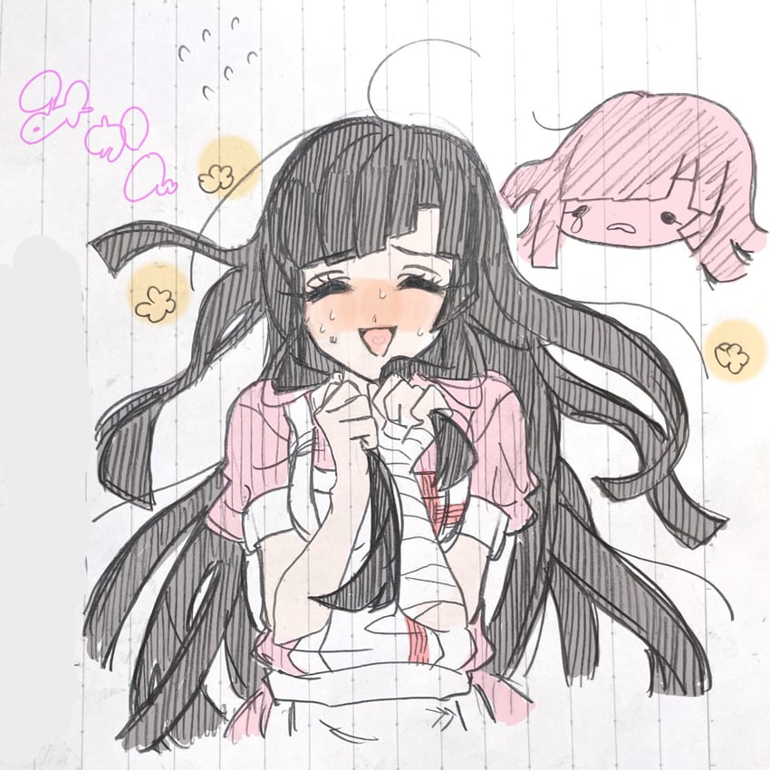 tsumiki mikan (danganronpa and 1 more) drawn by user_xdvj4472
