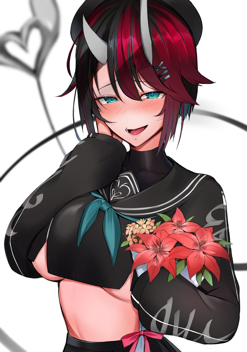 ryugasaki rene (nanashi inc. and 1 more) drawn by hoshara