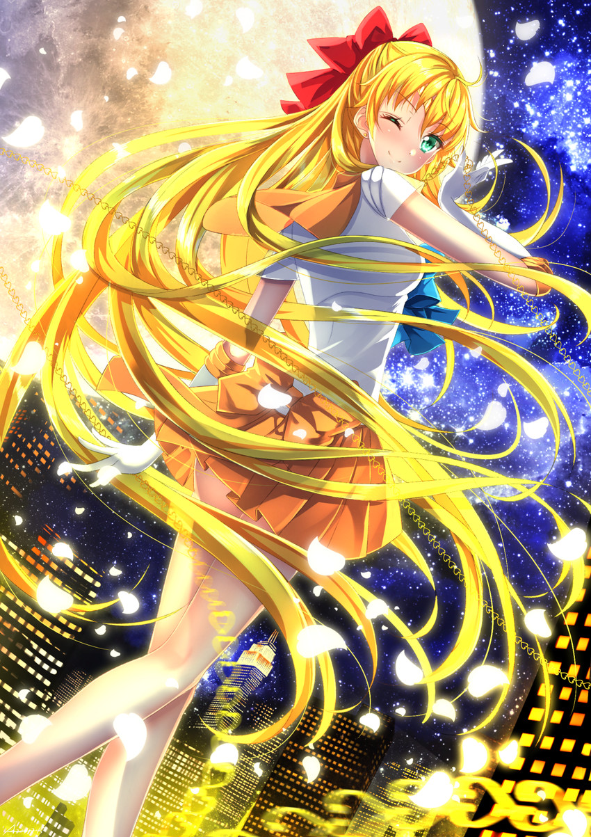 aino minako and sailor venus (bishoujo senshi sailor moon) drawn by swordsouls