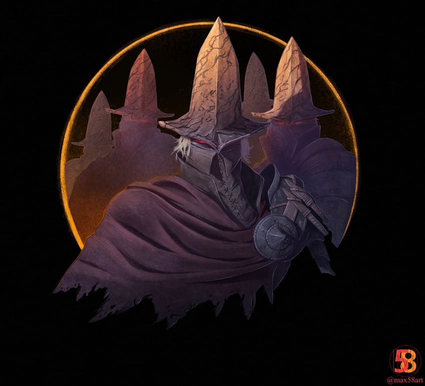 abyss watcher (dark souls and 2 more) drawn by max58art