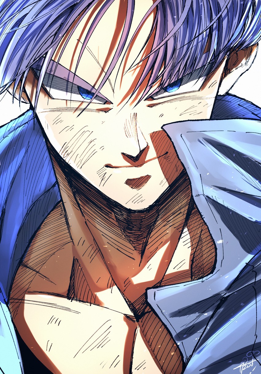 trunks (dragon ball and 1 more) drawn by kamiyama_sumu
