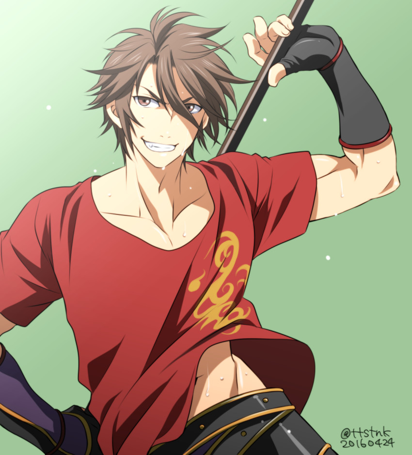 otegine (touken ranbu) drawn by wauwa