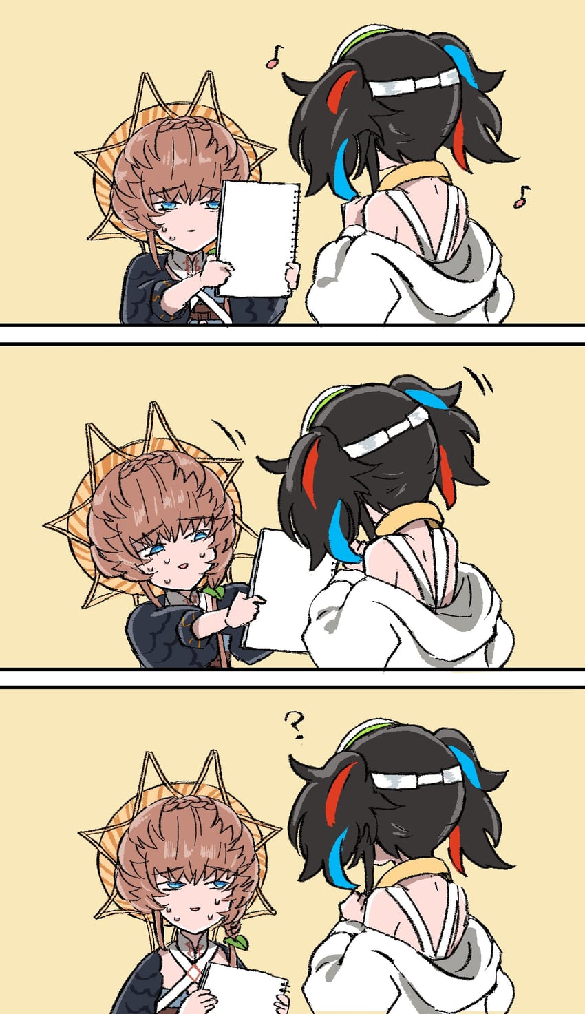 sei shounagon and van gogh (fate and 1 more) drawn by shimogamo_(shimomo_12)