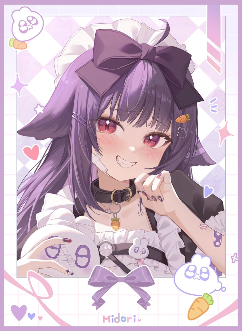 tokkieee qian (indie virtual youtuber) drawn by midori_fufu