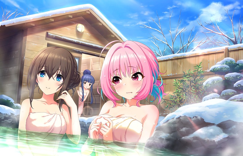 yumemi riamu, sagisawa fumika, and sajo yukimi (idolmaster and 1 more)
