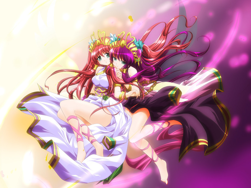 venus and chaos venus (puzzle & dragons) drawn by shinooka_itsuya