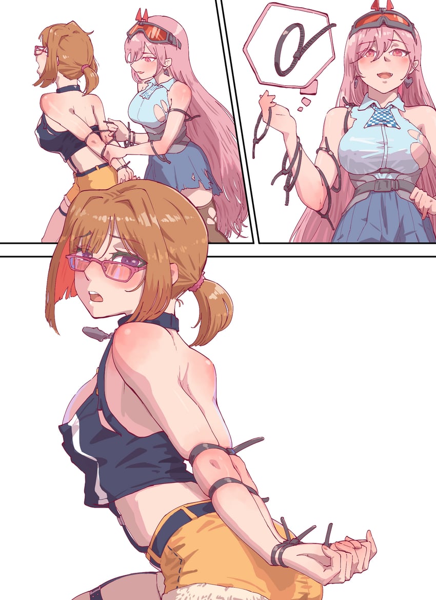 grizzly mkv and sig mcx (girls' frontline) drawn by leveen