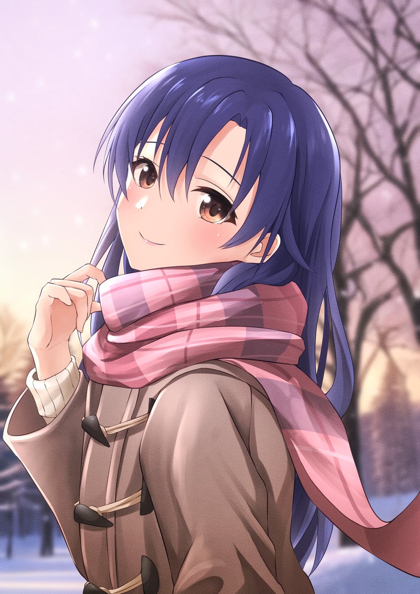 kisaragi chihaya (idolmaster and 2 more) drawn by b1ack_illust