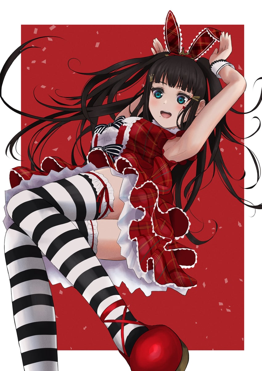 kurosawa dia (love live! and 3 more) drawn by yanase_eiwa