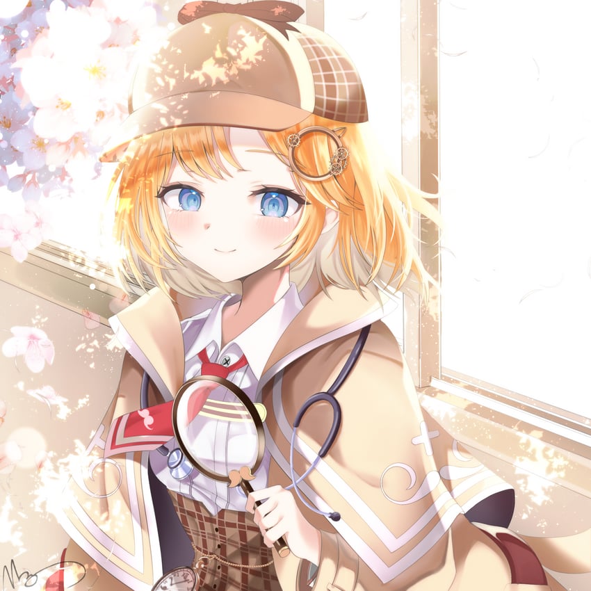 watson amelia (hololive and 1 more) drawn by muang_(muang_vrc)