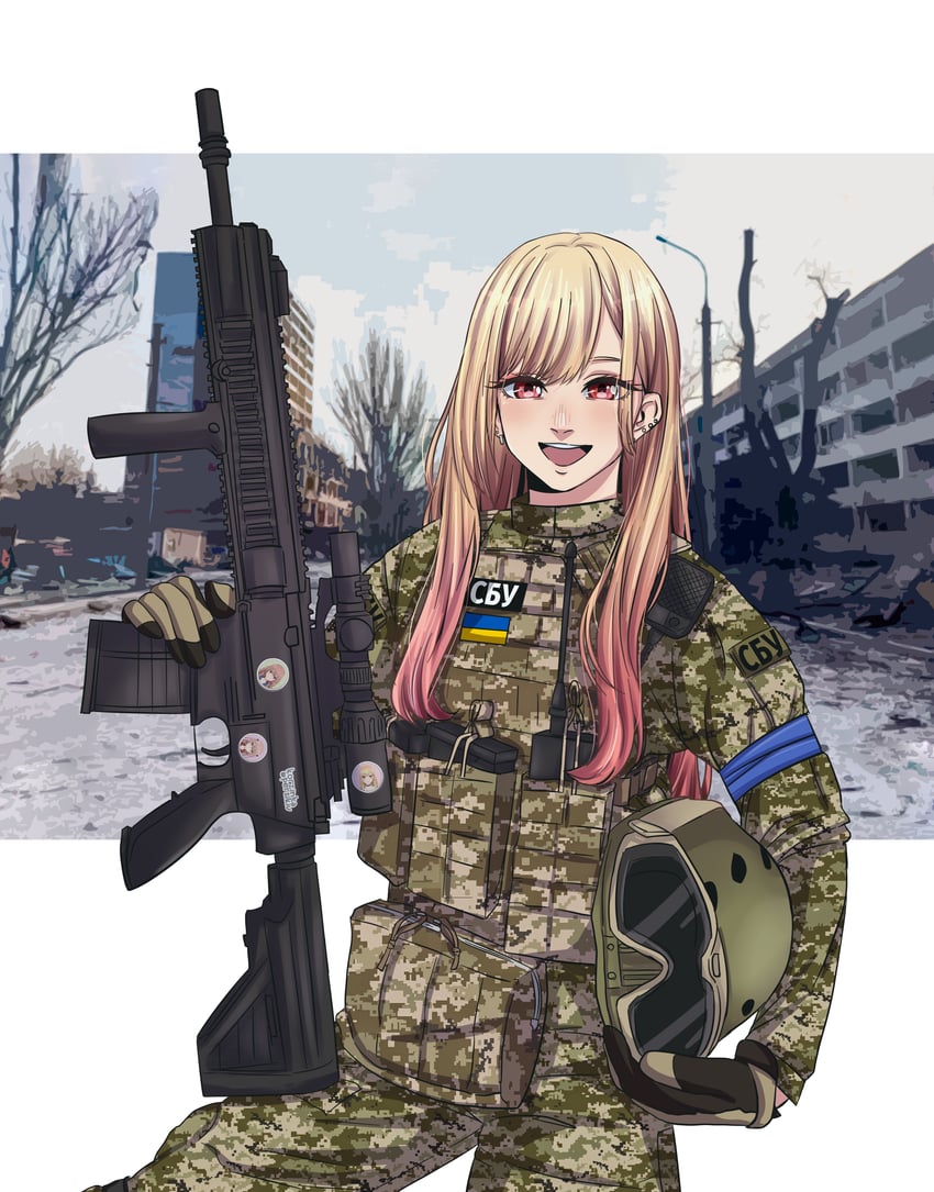 kitagawa marin (sono bisque doll wa koi wo suru) drawn by korzynka_persykiv