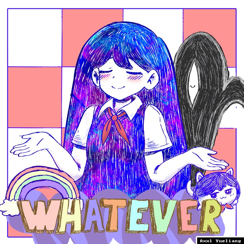 mari and something (omori) drawn by axl_sevens