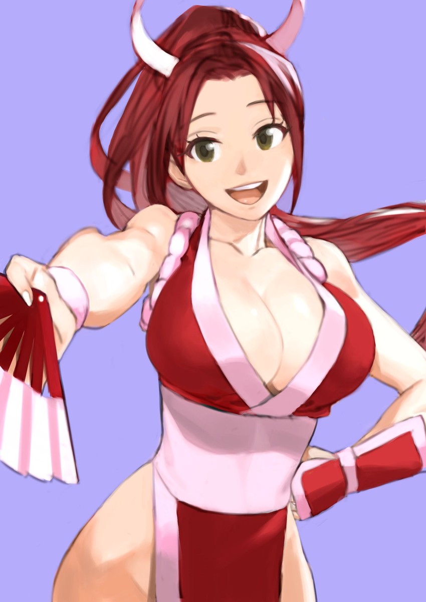 shiranui mai (the king of fighters and 1 more) drawn by ringosixtwooh