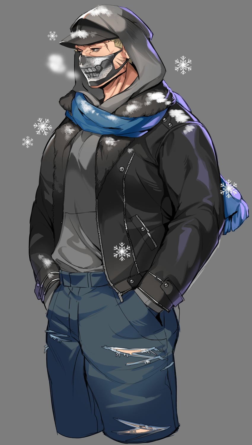 ghost (call of duty and 1 more) drawn by coni0771