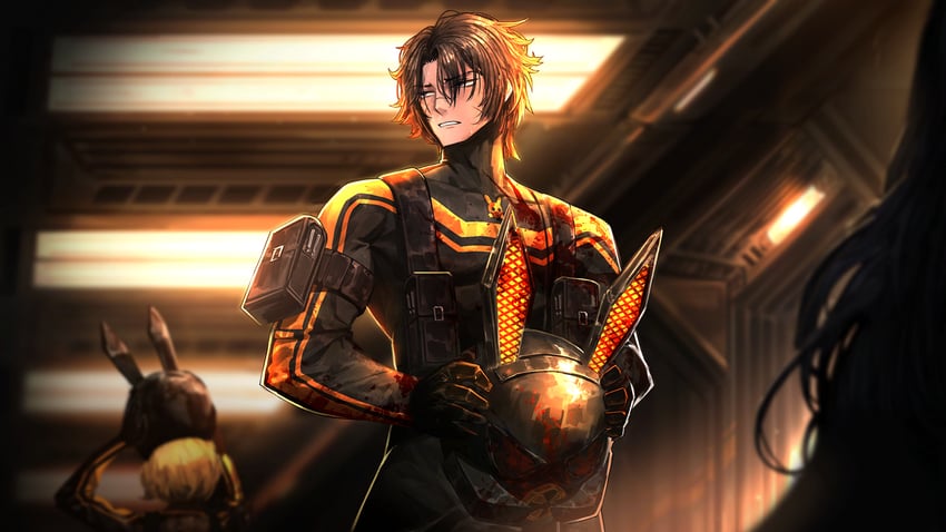 sinclair, hong lu, and heathcliff (project moon and 1 more) drawn by nai_ga
