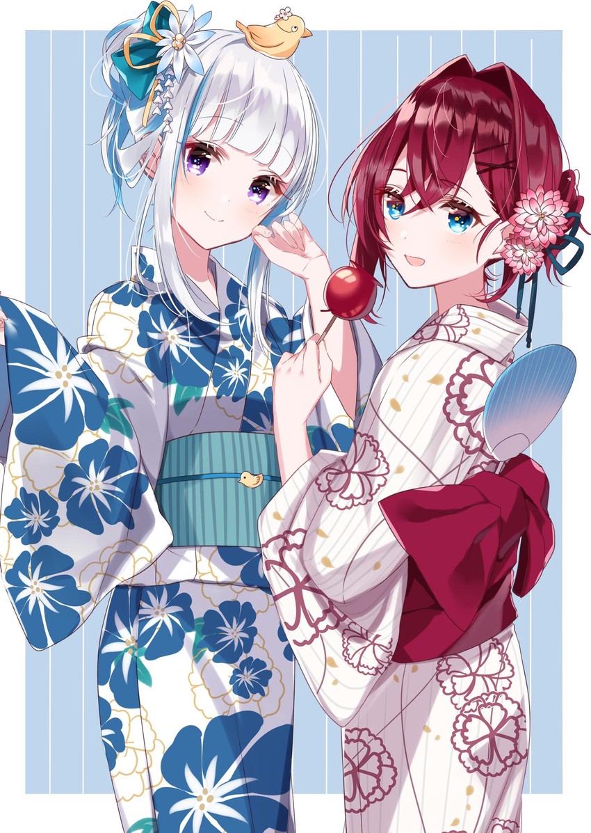 lize helesta, ange katrina, and sebastian piyodore (nijisanji) drawn by misumi_(macaroni)