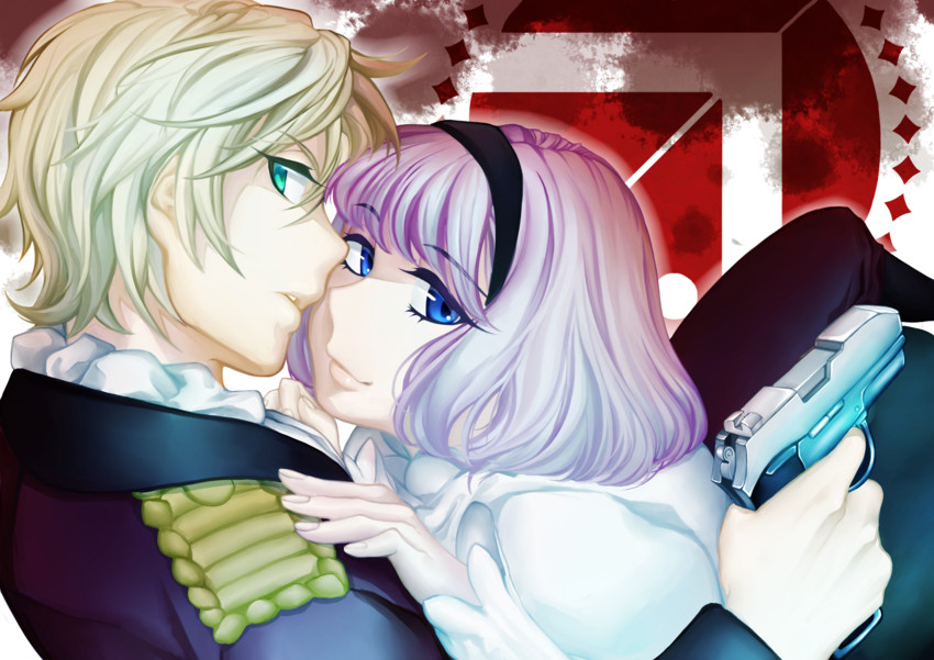 slaine troyard and lemrina vers envers (aldnoah.zero) drawn by jowell_she