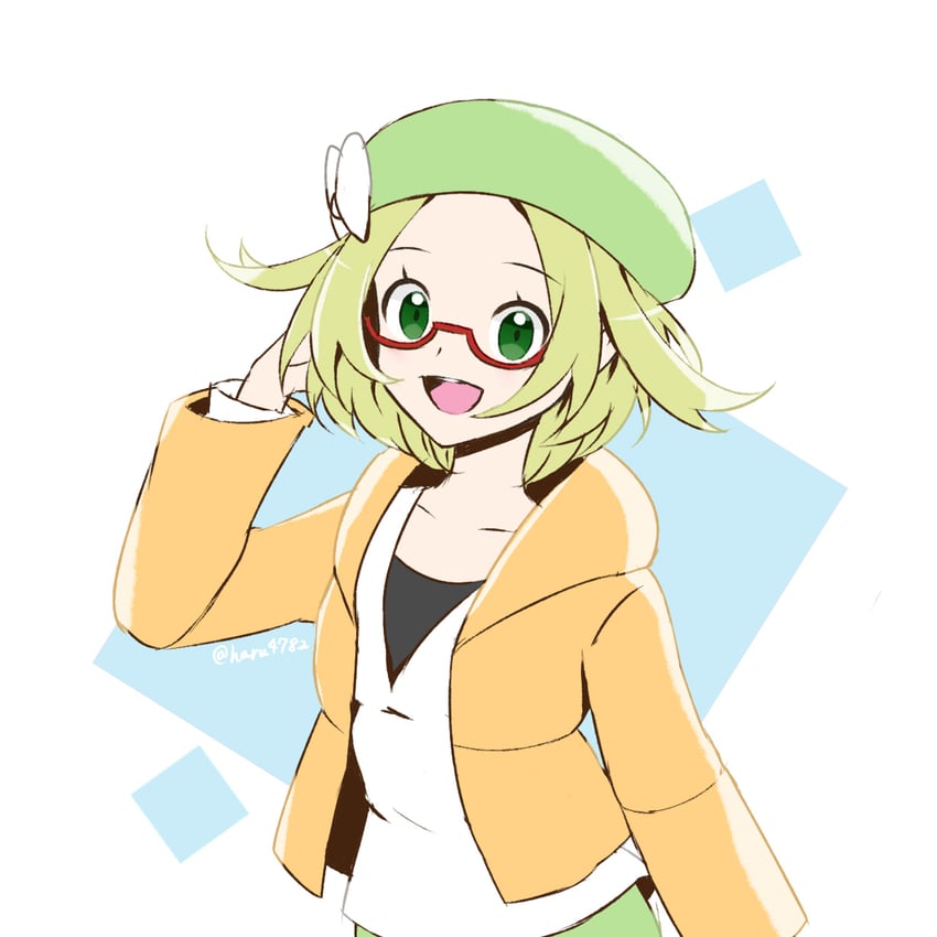 bianca (pokemon and 1 more) drawn by haru_(haru4782)
