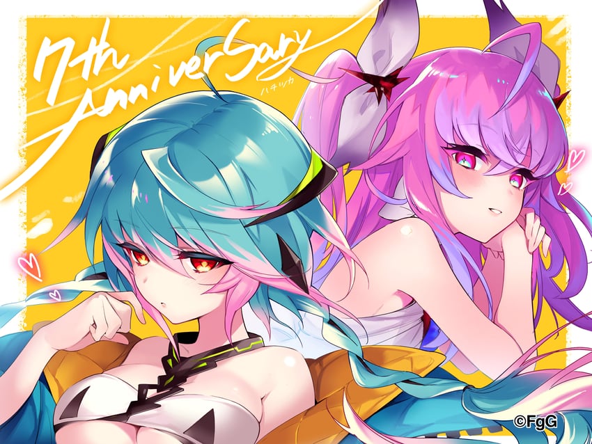 cassius and failnaught (phantom of the kill) drawn by hachitsuka