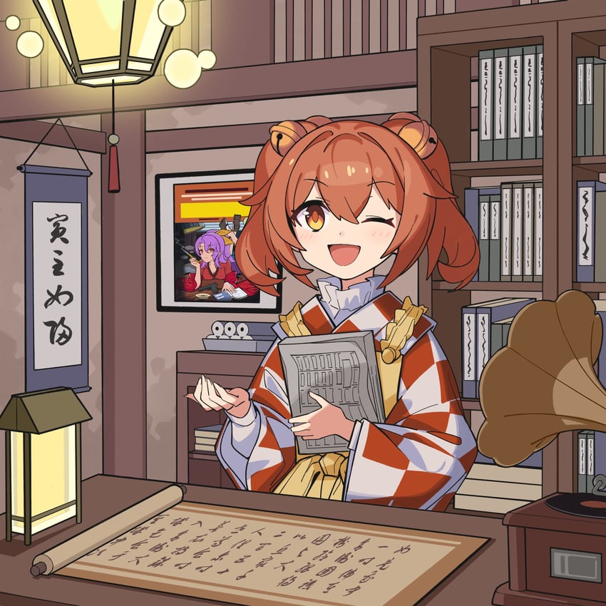 motoori kosuzu and komakusa sannyo (touhou and 2 more) drawn by devilkillerx