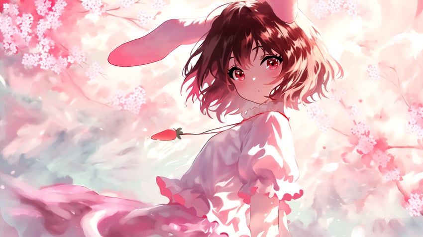 inaba tewi (touhou) drawn by xiirus