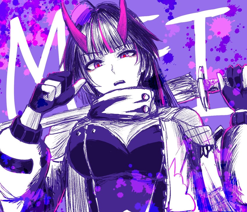 raiden mei (honkai and 1 more) drawn by wasdmyway