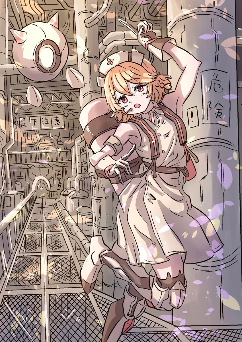nurse robot type t (utau) drawn by mamesan0031